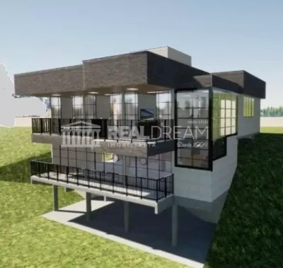 Imagem 3D da casa a finalizar