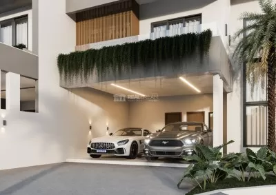 Fachada do sobrado EM 3d