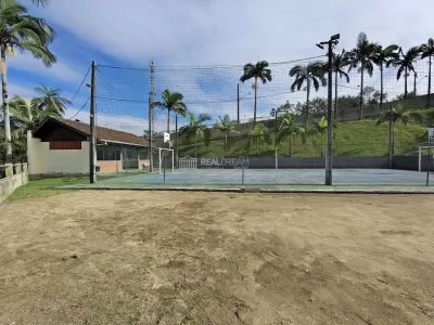 Vista da quadra poliesportiva