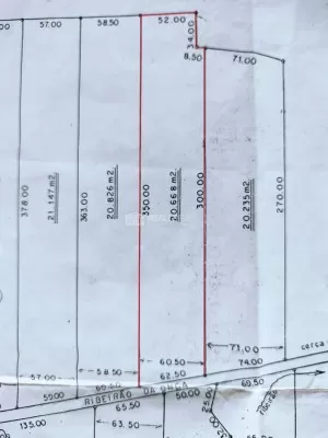 Planta baixa do terreno