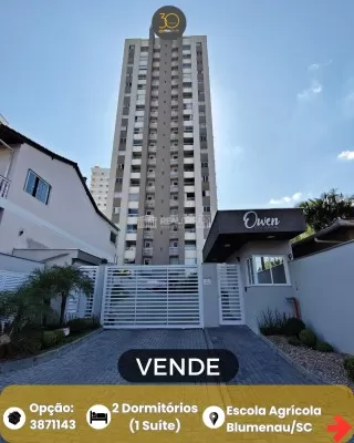 Apartamento 2 dormitórios Escola Agrícola - Blumenau, SC