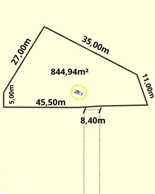 Planta baixa do terreno