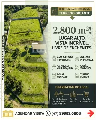 Casa 3 dormitórios Do Salto - Blumenau, SC