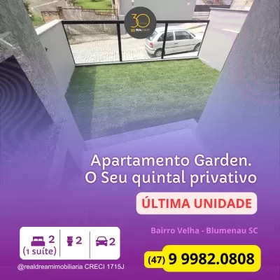 Apartamento 2 dormitórios Velha - Blumenau, SC