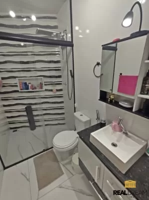 Banheiro da área residencial