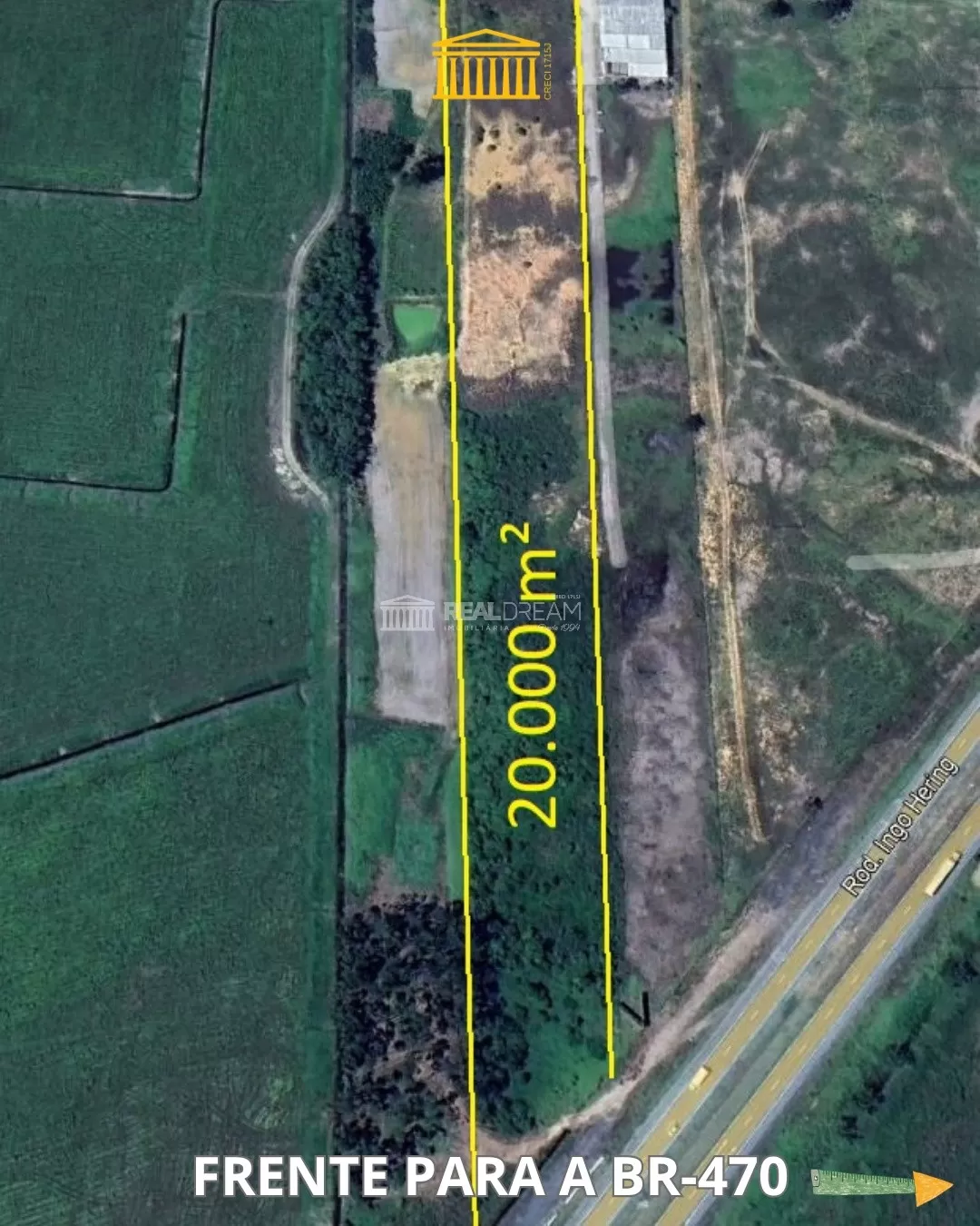 Lote/Terreno Baú Baixo - Ilhota, SC